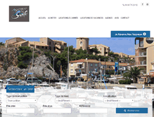 Tablet Screenshot of immobilier-saintpierrelamer.com